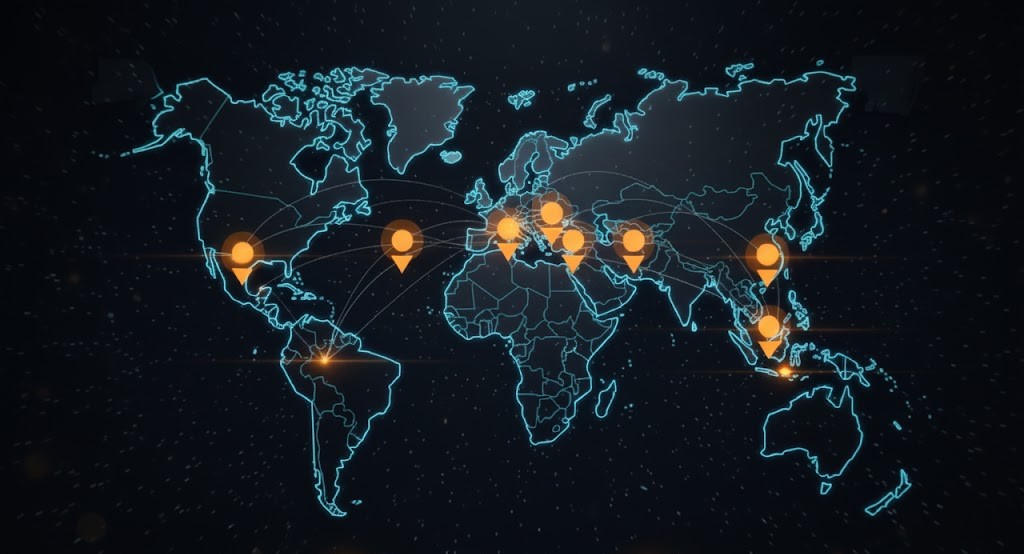 Carte de présence internationale